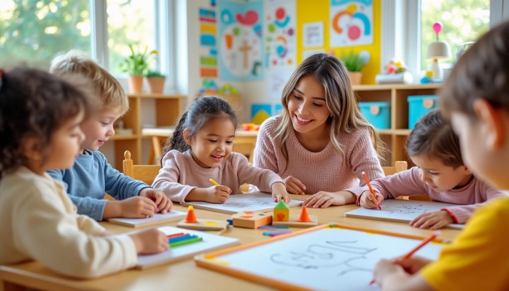 découvrez les objectifs pédagogiques et la vie quotidienne en classe de moyenne et grande section, pour accompagner au mieux le développement des enfants.