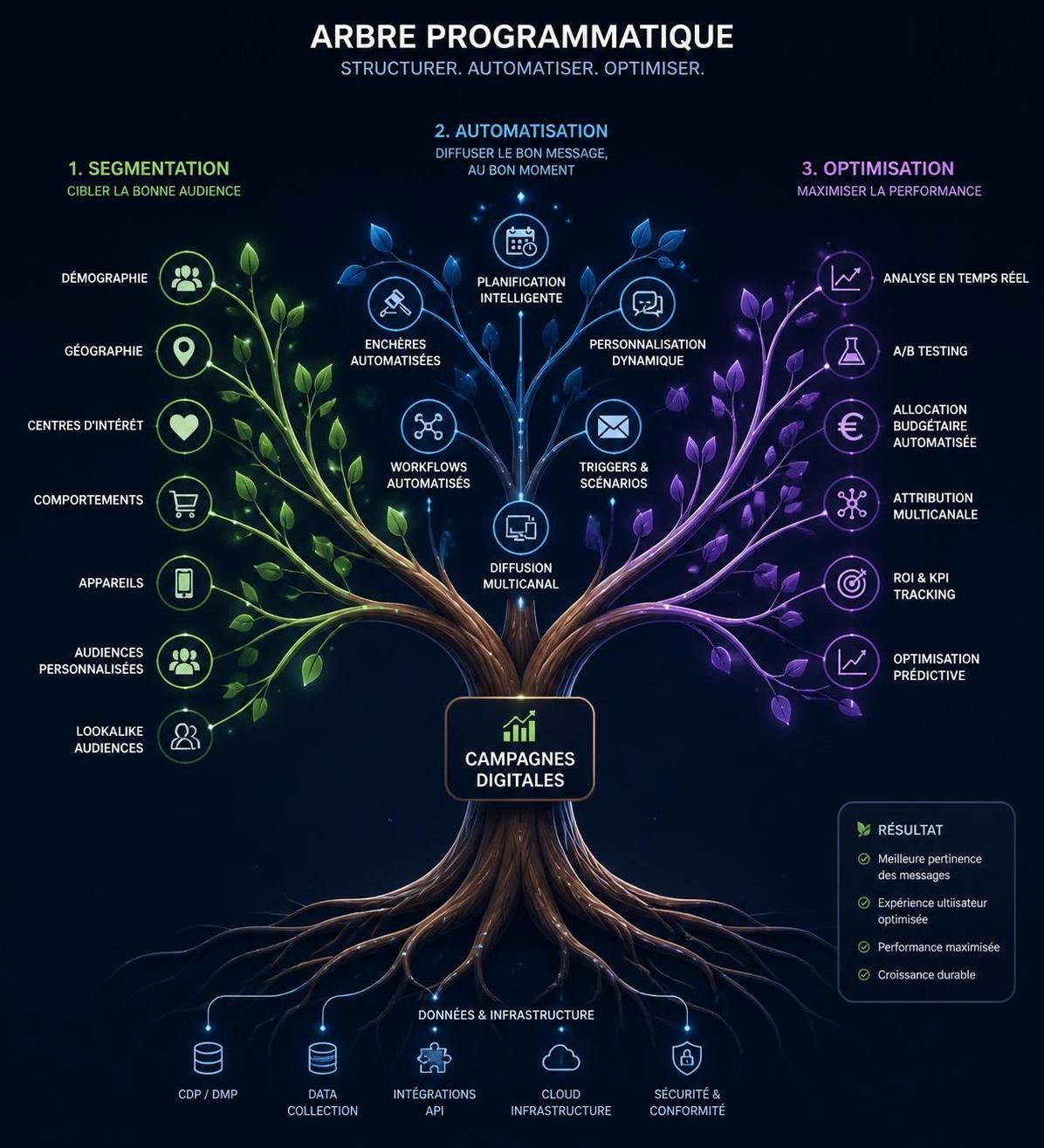 découvrez comment l'arbre programmatique peut transformer vos campagnes marketing digital en optimisant leur performance grâce à une stratégie ciblée et automatisée.