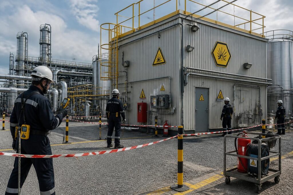 découvrez les meilleures pratiques pour prévenir les risques d'explosion sur les chantiers industriels en conformité avec la réglementation atex bâtiment. assurez la sécurité de vos équipes et de vos installations.