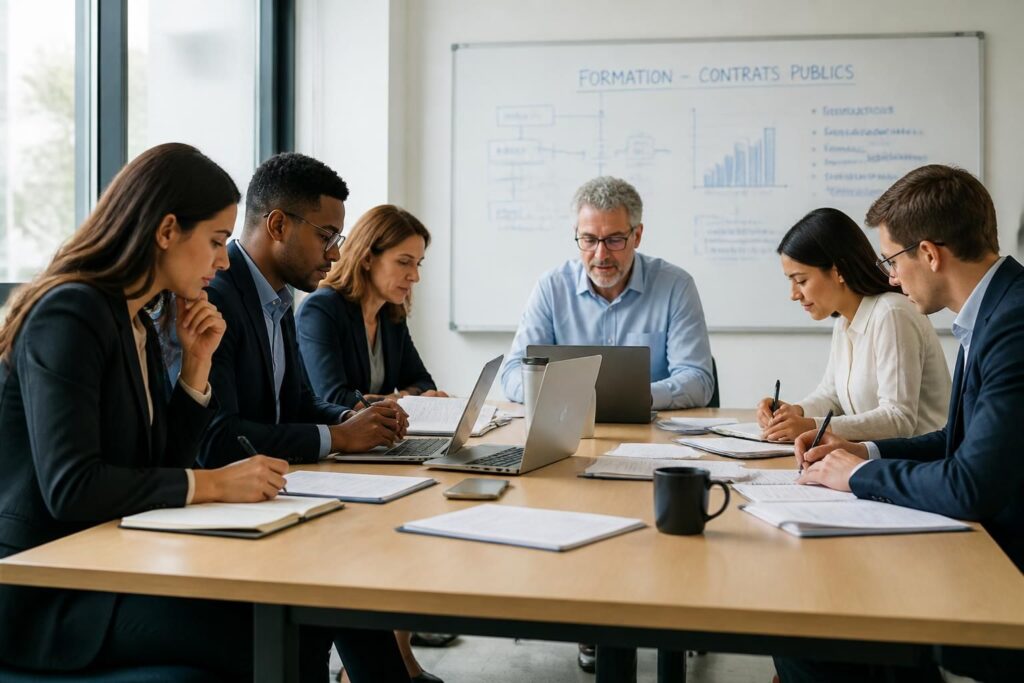 découvrez notre formation sur les contrats publics pour maîtriser efficacement les marchés publics. apprenez les clés essentielles pour réussir vos démarches et optimiser vos procédures.
