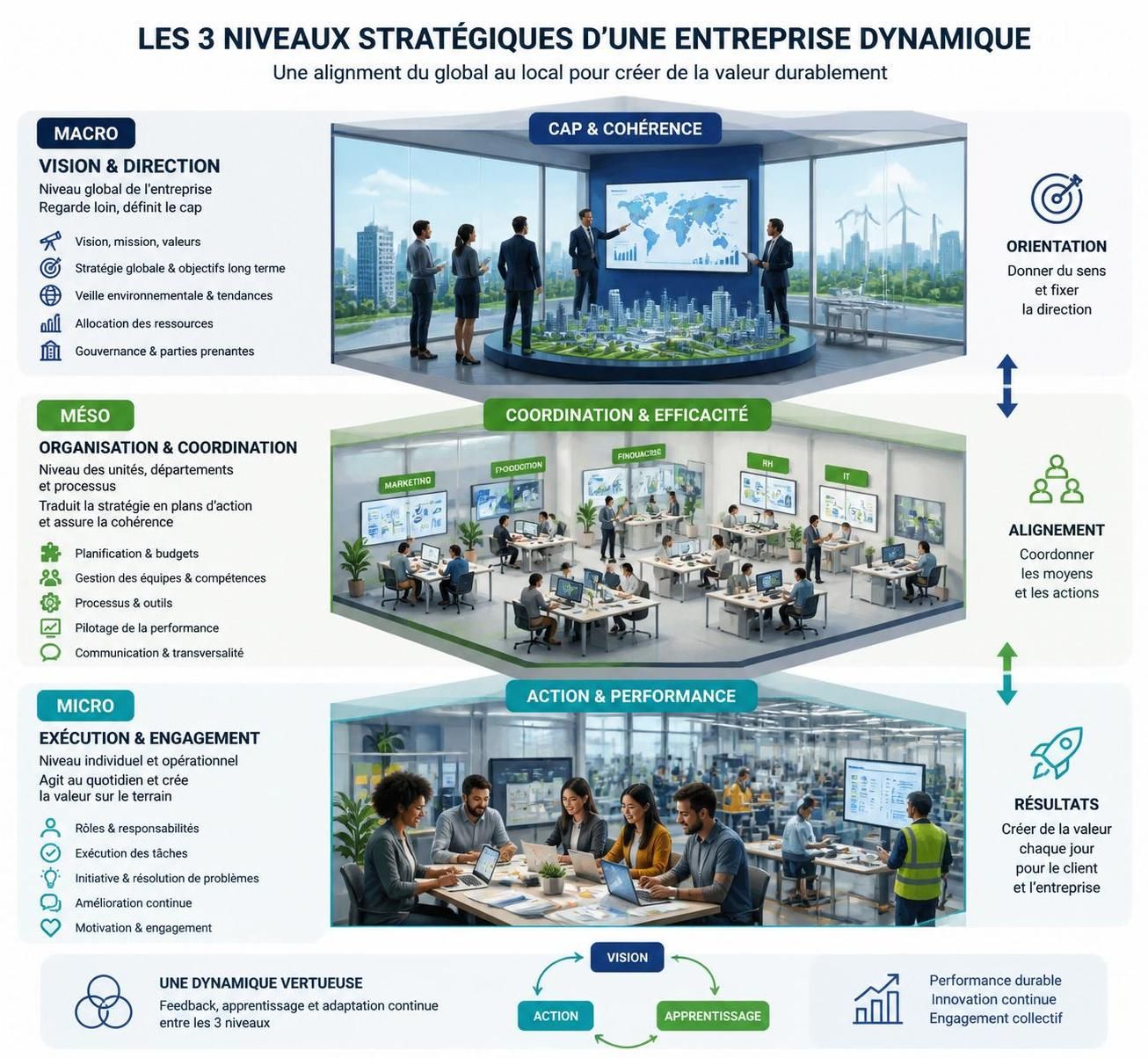 découvrez comment les détails micro influencent la réussite d'une stratégie macro et l'importance de leur intégration pour une vision globale efficace.