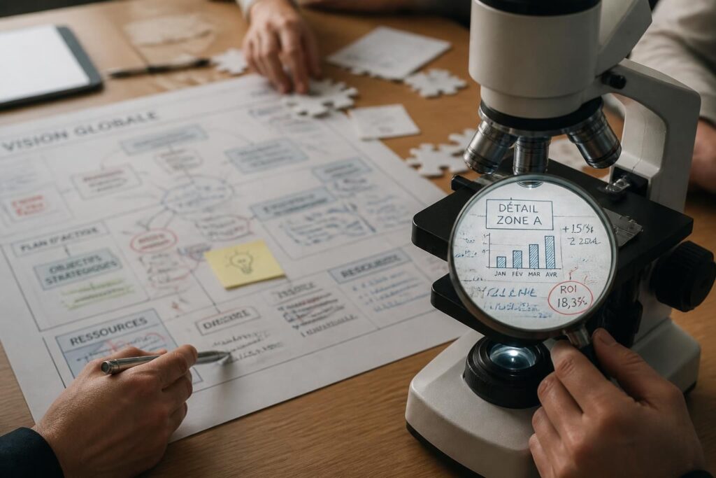 découvrez comment les détails influencent la stratégie globale dans notre analyse « macro en micro ». comprenez l'importance de chaque élément pour réussir votre plan d'action.