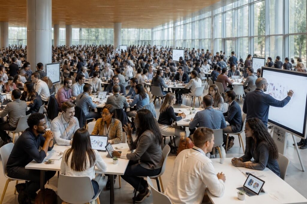 découvrez comment 2000 personnes réinventent la vision du management en entreprise, en adoptant des approches novatrices pour stimuler la collaboration, la performance et l'engagement au travail.