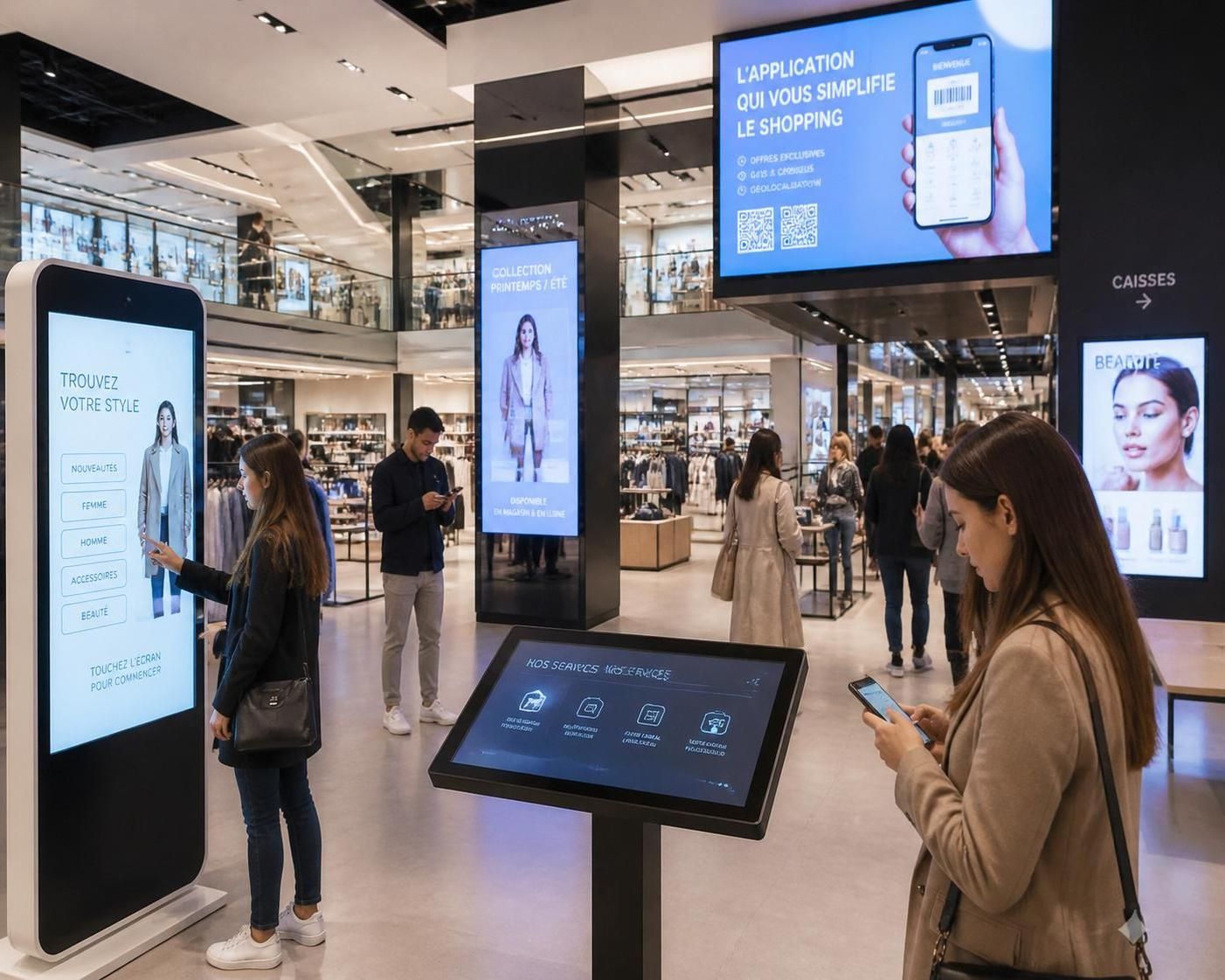 découvrez comment et pourquoi les grands magasins réinventent l'expérience client en boutique pour offrir un service personnalisé, innovant et attractif.