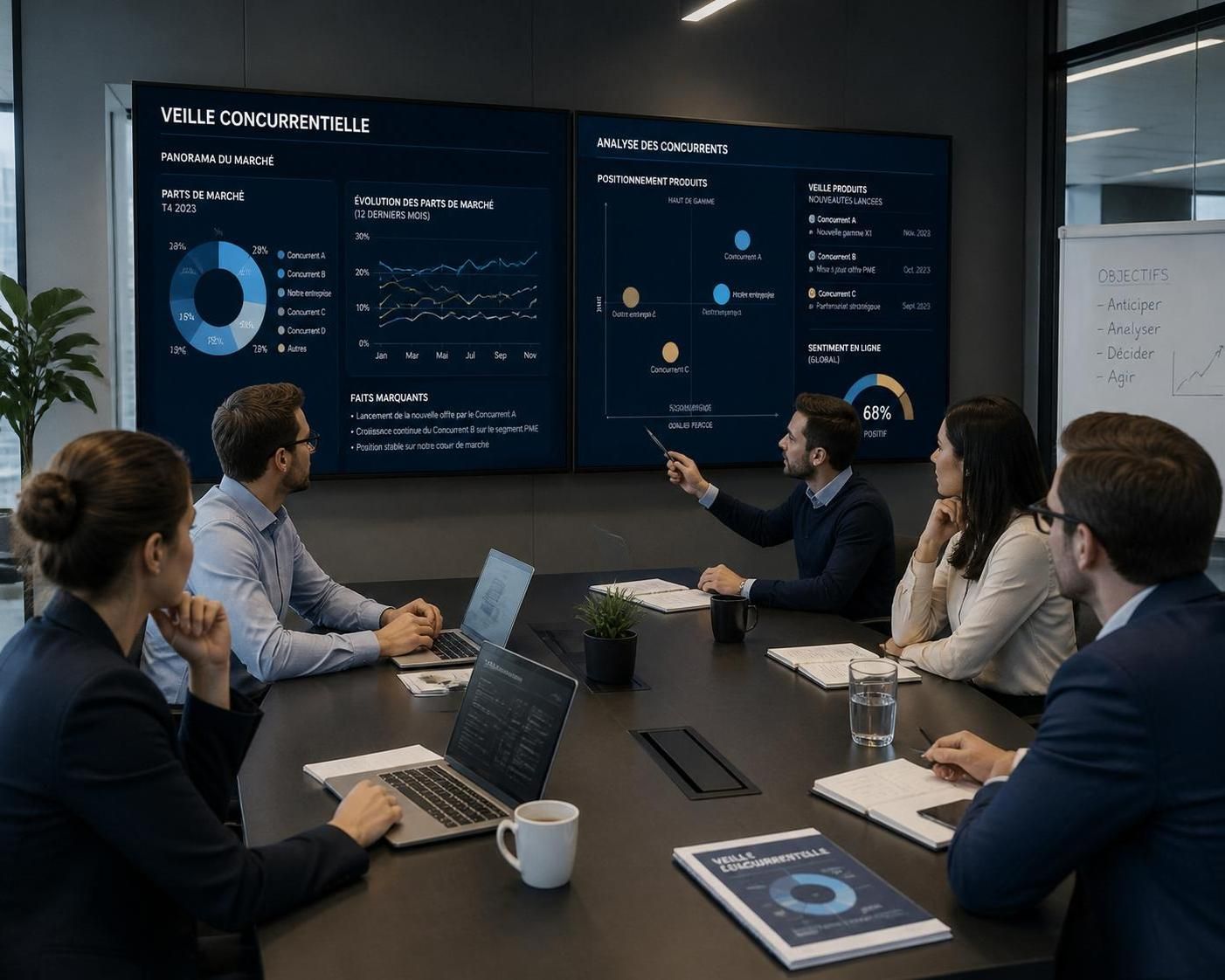 découvrez la définition de la veille concurrentielle et apprenez comment elle vous permet d'anticiper efficacement vos marchés pour prendre de meilleures décisions stratégiques.