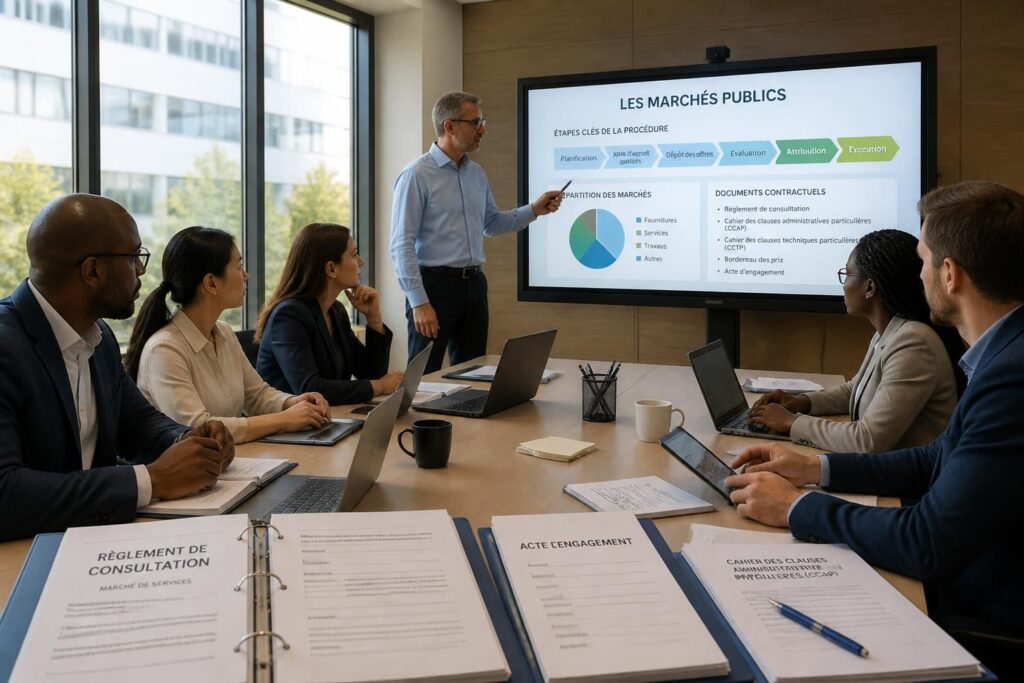 découvrez les compétences essentielles pour maîtriser les marchés publics grâce à notre formation ccag. apprenez à comprendre et appliquer le cahier des clauses administratives générales pour optimiser vos projets.